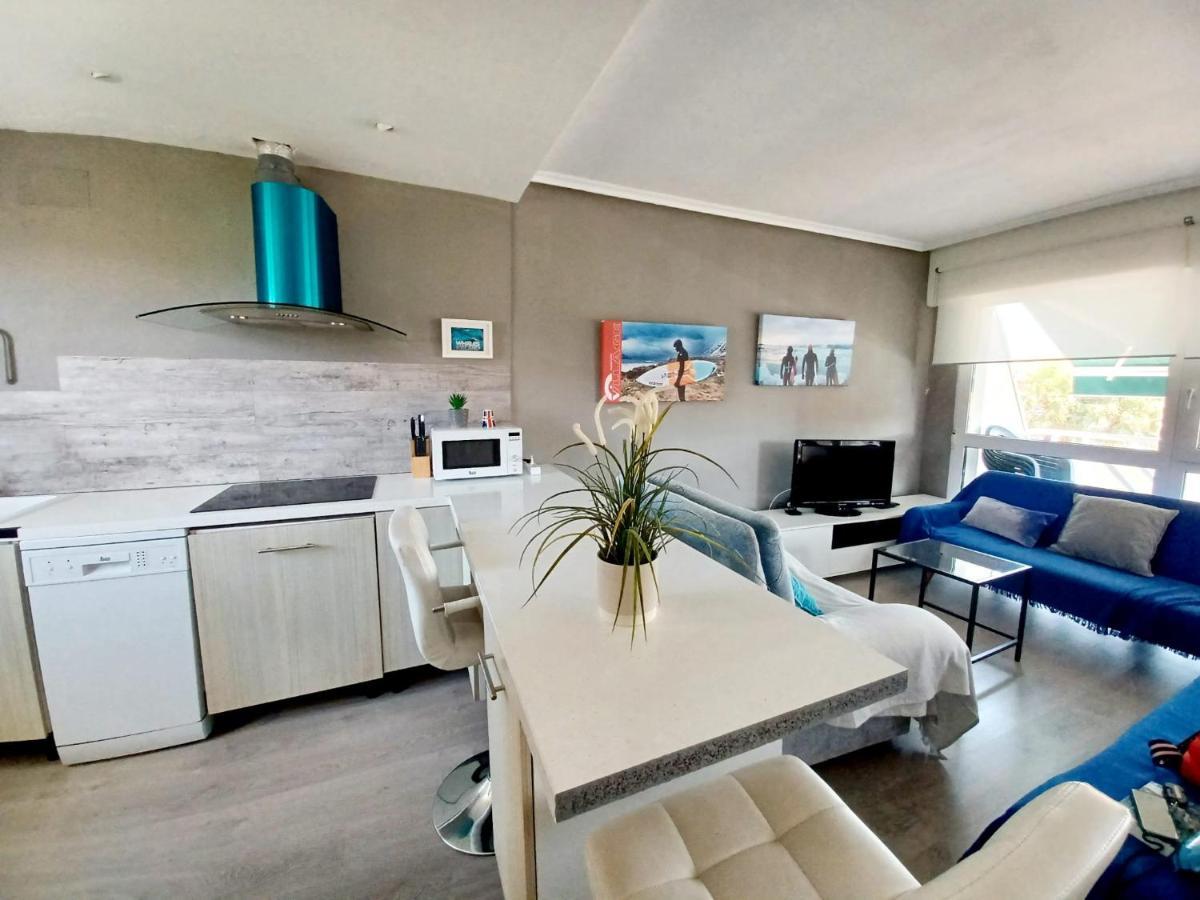 Ferienwohnung Duplex Con Piscina Muy Cerca De La Playa Santiuste Exterior foto
